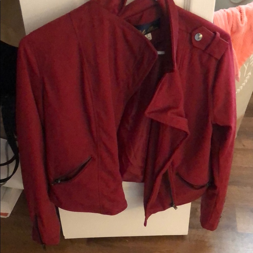 Red jacket